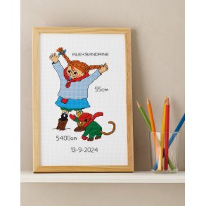 Broderikit Pippi i snn Permin 92-4597