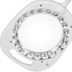 LED Gulvlampe Med Lup - 3 IN 1 Hvid - 9343