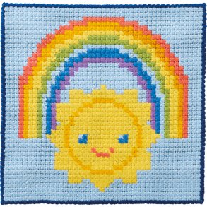 Permin Broderi - Signerad broderisats fr barn med Sol - 9373