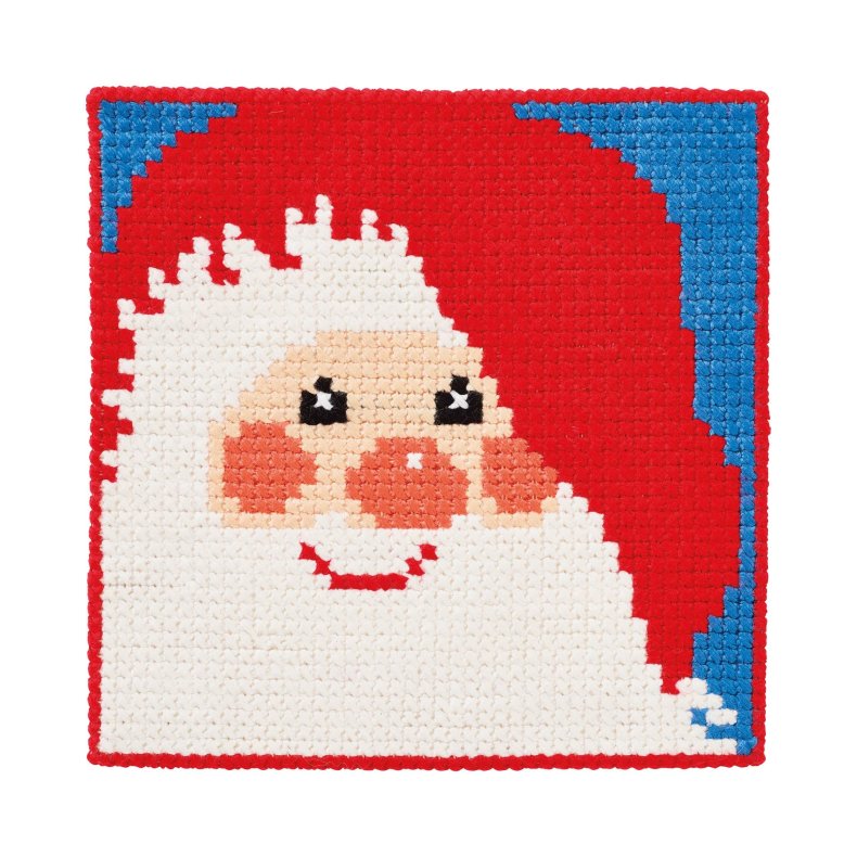 Permin Broderi - Pritad broderipaket fr barn med Jultomten - 9392
