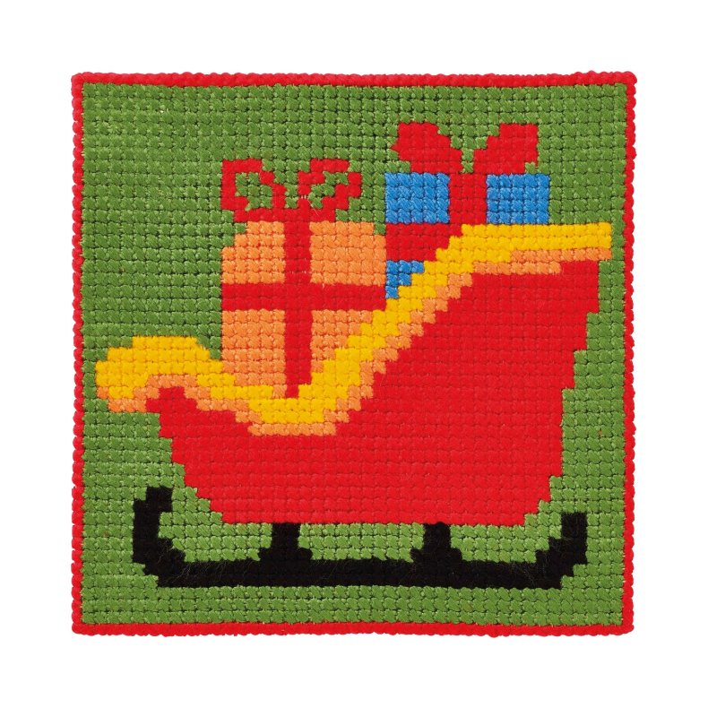 Permin Broderi - Pritad broderipaket fr barn med Slde - 9394