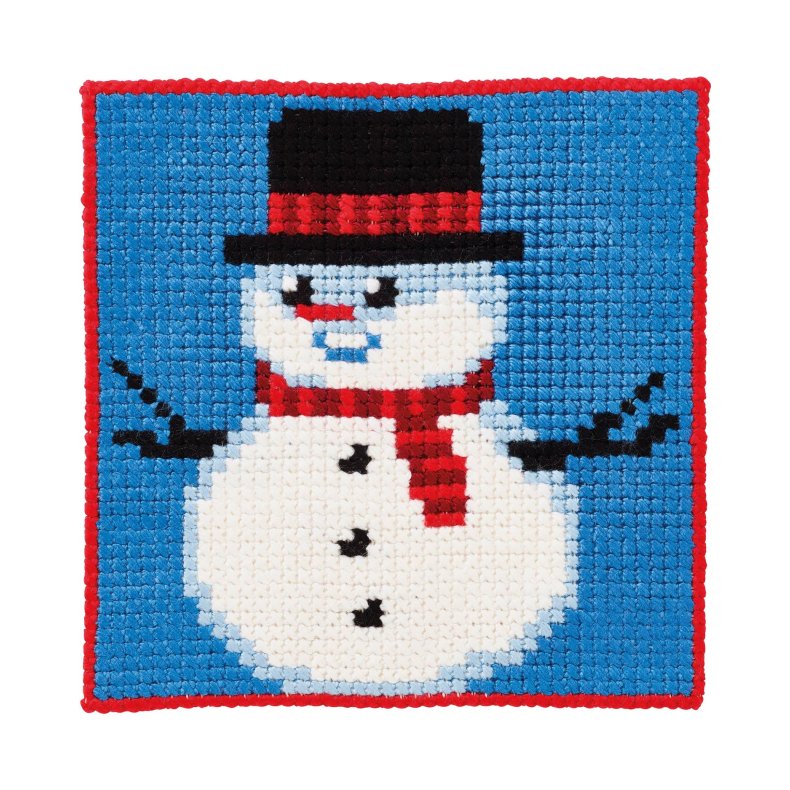 Permin Broderi - Pritad  broderipeket fr barn med Sngubbe - 9395