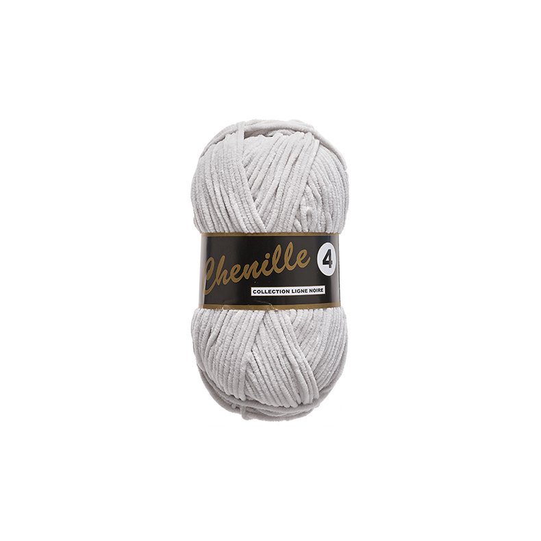 Lammy Chenille 4 50 GR Nallebjrn Garn - 0003 Ljus Gr