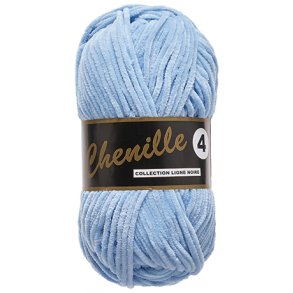 Lammy Chenille 4 50 GR Nallebjrn Garn - 0040 Ljus Bl