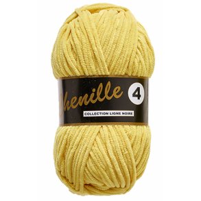 Lammy Chenille 4 50 GR Nallebjrn Garn - 0510 Fv Gul
