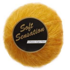 Lammy Soft Sensation Garn Med Lurex 25 Gram 0603 Curry Gul