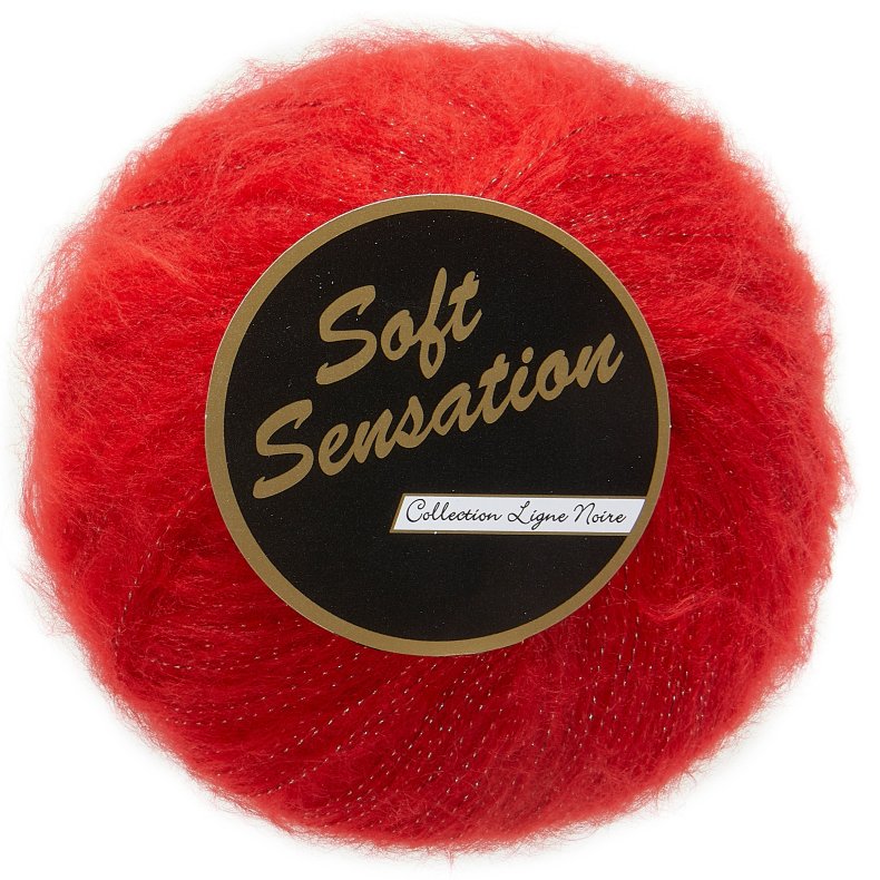 Lammy Soft Sensation Garn Med Lurex 25 Gram 0604 Rd