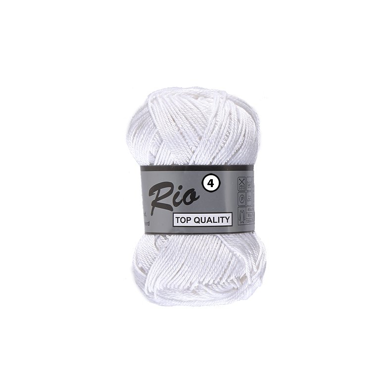 Rio 4 Merceriserad Bomull Lammy Yarn Fv 005