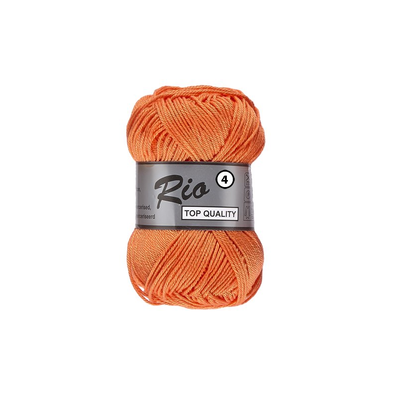 Rio 4 Merceriserad Bomull Lammy Yarn Fv 028