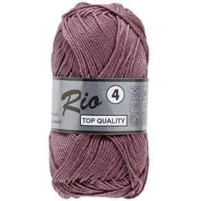 Rio 4 Merceriserad Bomull Lammy Yarn Fv 760
