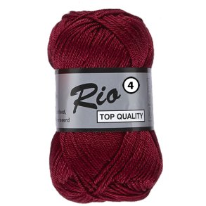 Rio 4 Merceriserad Bomull Lammy Yarn Fv 848