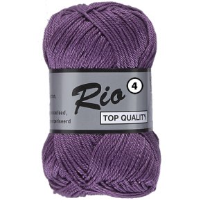 Rio 4 Merceriserad Bomull Lammy Yarn Fv 849
