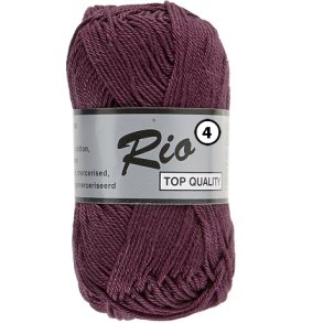 Rio 4 Merceriserad Bomull Lammy Yarn Fv 858