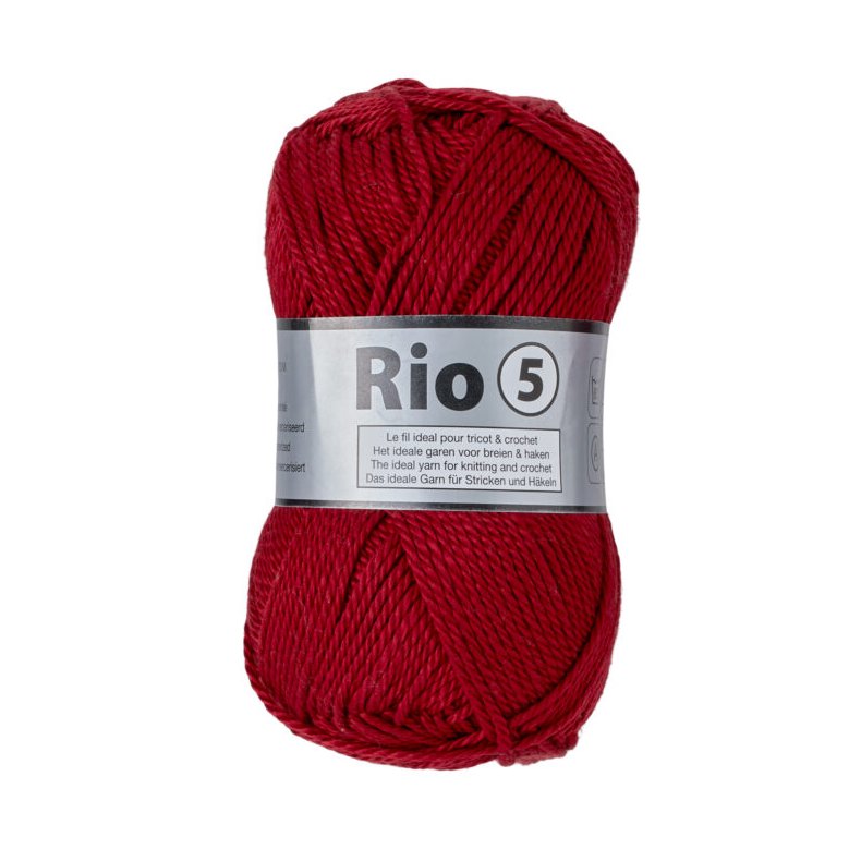 Rio 5 Merceriserad Bomulls garn Lammy Yarn Fv 42