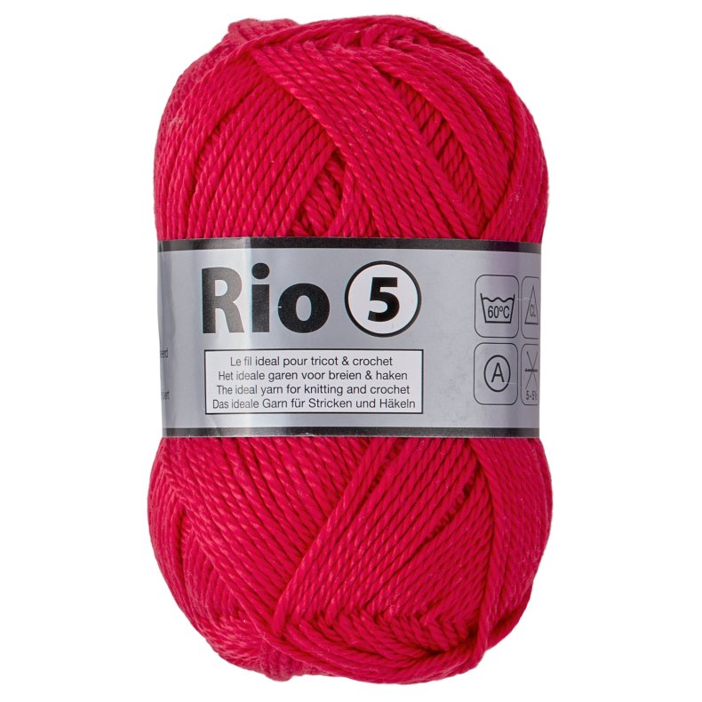 Rio 5 Merceriserad Bomulls garn Lammy Yarn Fv 43