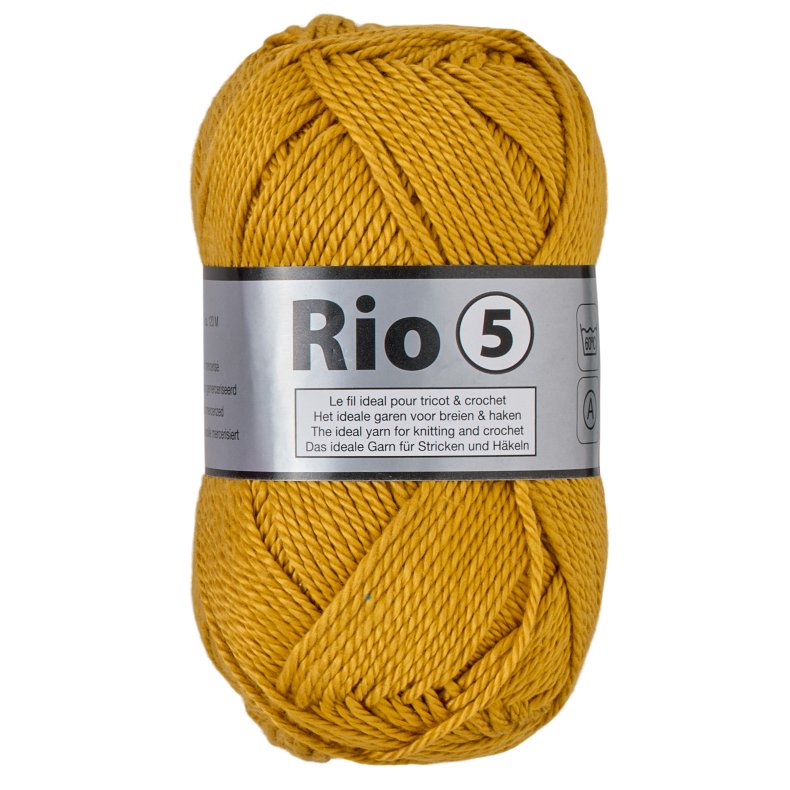 Rio 5 Merceriserad Bomulls garn Lammy Yarn Fv 846