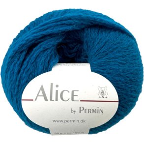 Alice Permin - Alpaca  Ullgarn  - fv 886246 Kobolt Bl