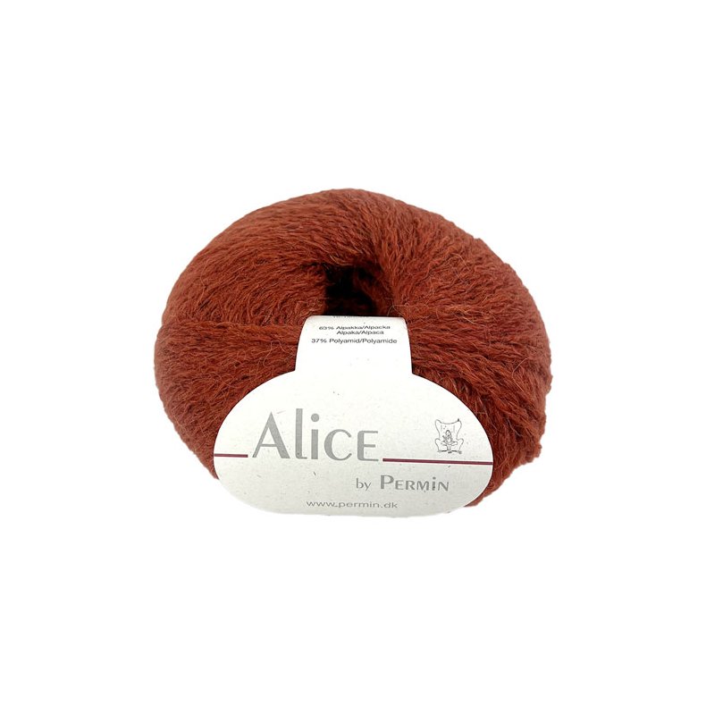 Alice Permin - Alpaca  Uldgarn  - fv 38 Rust