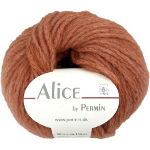 Alice Permin - Alpaca  Ullgarn  - fv 43 Ljus Rost