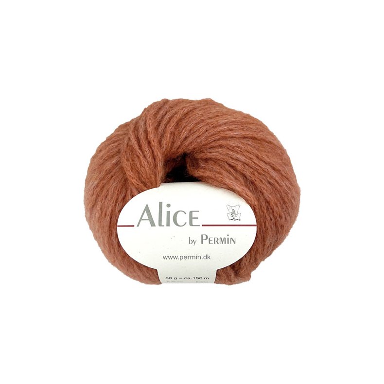 Alice Permin - Alpaca  Uldgarn  - fv 43 Lys rust