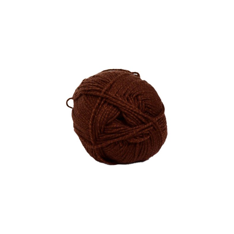 Hjertegarn All Seasons Garn - Merino &amp; Bomullsgarn - fv 1321 Rdbrun