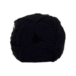 Hjertegarn All Seasons Garn - Merino & Bomuldsgarn - fv 500 Sort