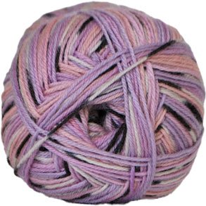 Aloe Vera strmpegarn Hjertegarn - fv 5050 Flerfarvet