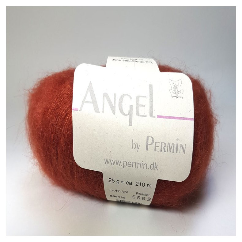 Angel Permin - Mohair og silkegarn - fv 884125 Rust Rd