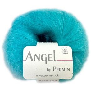 Angel Permin - Mohair och Sidengarn -  8841101 Turkis Aqua