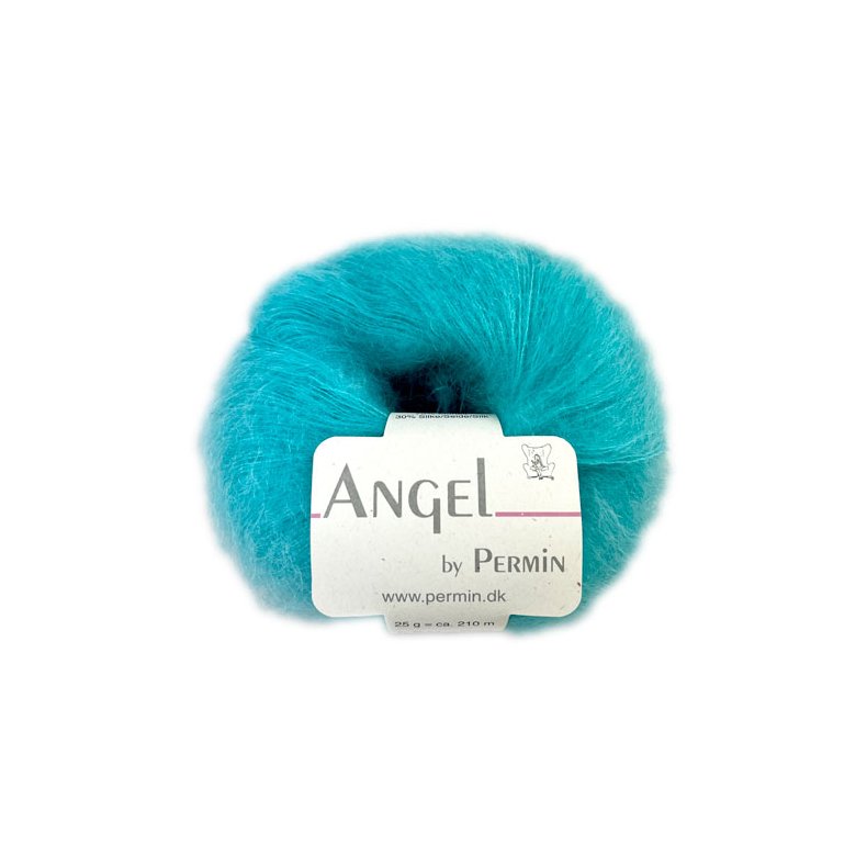 Angel Permin - Mohair og silkegarn -  8841101 Turkis Aqua