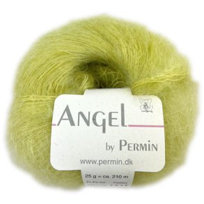 Angel Permin - Mohair och Sidengarn - 8841103 Acid Lime