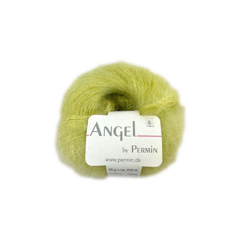 Angel Permin - Mohair og silkegarn -  8841103 Acid Lime