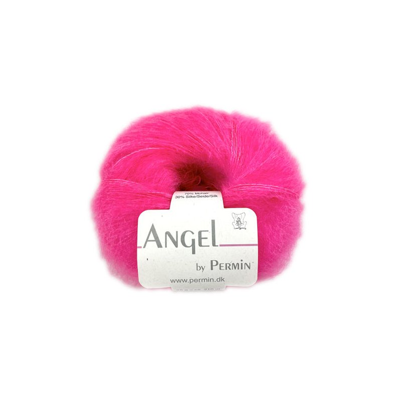 Angel Permin - Mohair och Sidengarn -  884135 Pink