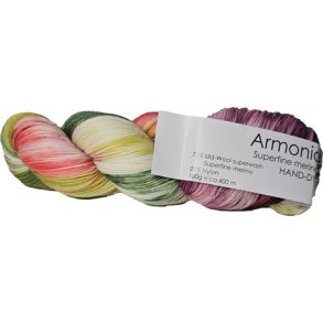 Hjertegarn Armonia Hand Dyed Merino Ullgarn Fv 87 Flerfrgad