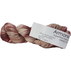 Hjertegarn Armonia Hand Dyed Merino Uldgarn Fv 84 Flerfarvet