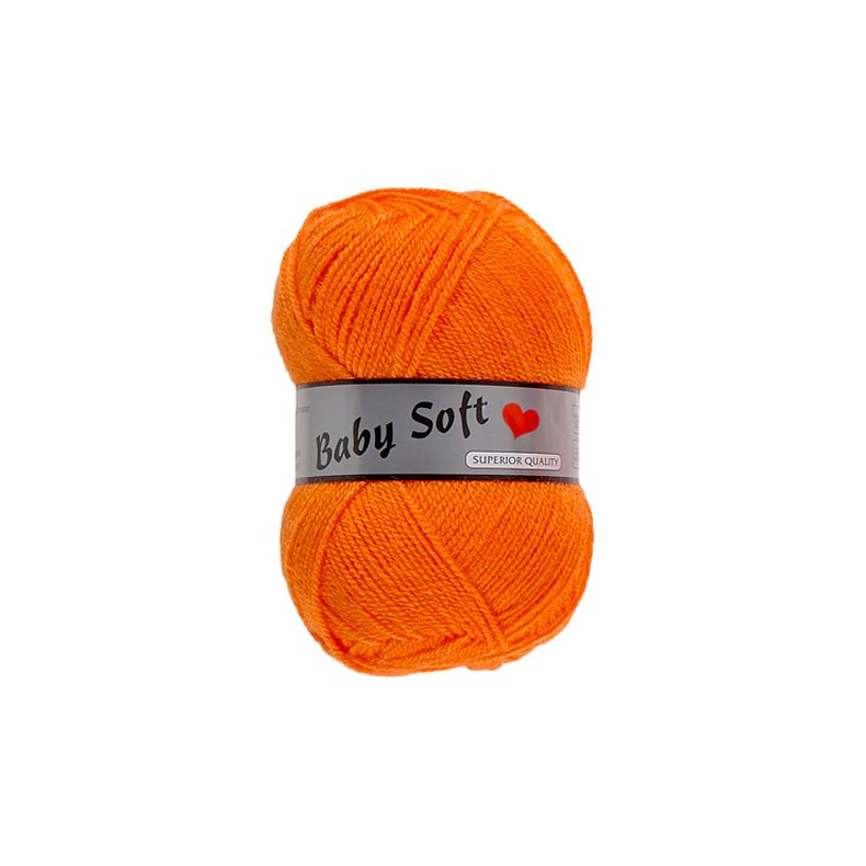 Baby Soft Yarn Lammy - Bldt Baby Garn Fv 041 Orange
