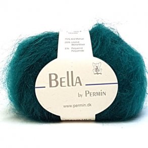 Bella Permin garn - Mohairgarn med ullgarn & polyamid - fv 883252 Flaskegrn
