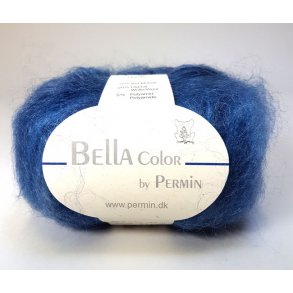 Bella Permin garn - Mohairgarn med uldgarn & polyamid - fv 883156 Color Bl