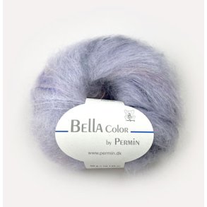 Bella Permin garn - Mohairgarn med ullgarn & polyamid - fv 883176 Ljuslila/Lila/Pink