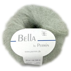 Bella Permin garn - Mohairgarn med ullgarn & polyamid - fv 883272 Salvie