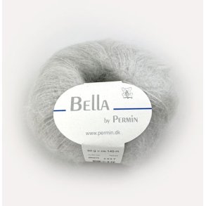 Bella Permin garn - Mohairgarn med ullgarn & polyamid - fv 883274 Mist