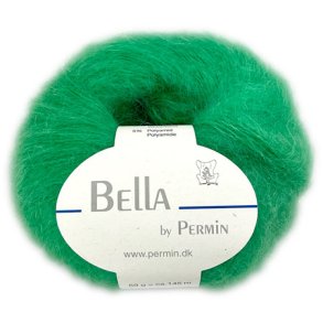 Bella Permin garn - Mohairgarn med ullgarn & polyamid - fv 883276 Sport Grn