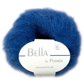 Bella Permin garn - Mohairgarn med ullgarn & polyamid - fv 883278 Royal Bl