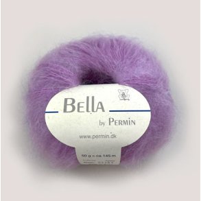 Bella Permin garn - Mohairgarn med ullgarn & polyamid - fv 883281 Violet