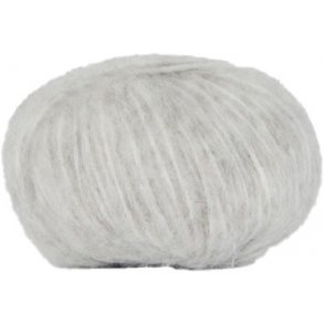 Hjertegarn Borstad ull - Alpaca ull Garn - fv 434 Ljus Gr