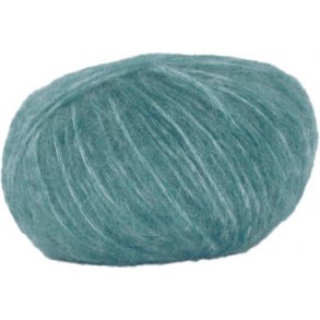 Hjertegarn Borstad ull - Alpaca ull Garn - fv 4417 Aqua Grn