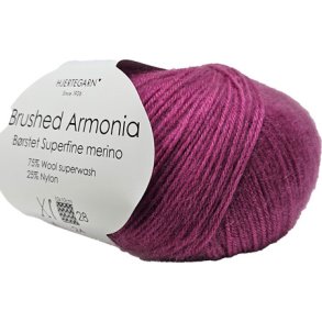 Brushed Armonia Brstet Superfine Merino Uldgarn Fv 2525 Lys Lilla