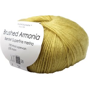 Brushed Armonia Brstet Superfine Merino Uldgarn Fv 636 Stvet Gul