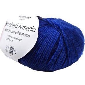 Brushed Armonia Brstet Superfine Merino Uldgarn Fv 6500 Kobolt Bl