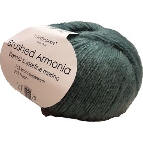 Brushed Armonia Brstet Superfine Merino Uldgarn Fv 4612 Stvet Petrol
